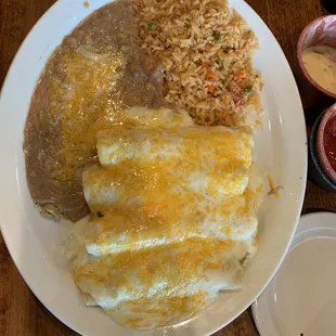 Enchilada platter