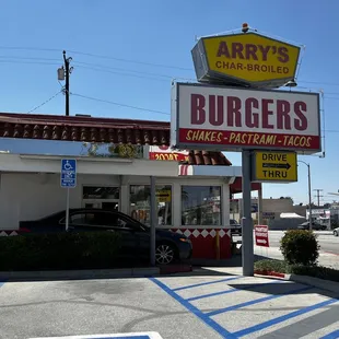 Handicap parking and drive-thru