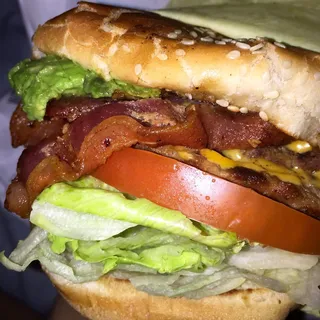 Avocado Bacon Cheeseburger