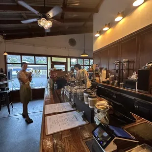 Wide angle view order counter