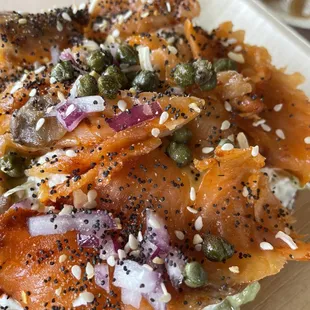 a plate of food