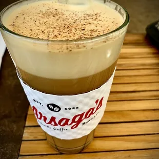 Orchid with almond milk