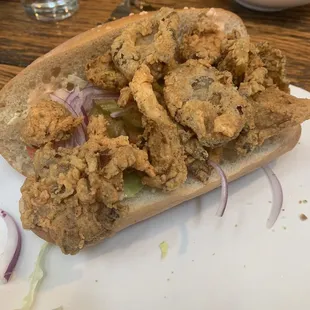 Oyster Mushroom Sandwich