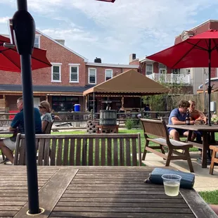 Great outdoor seating