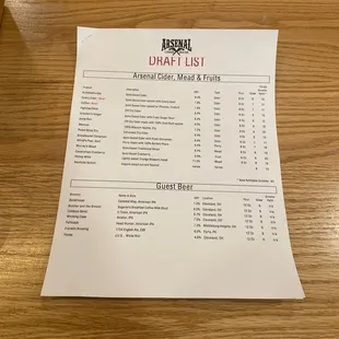 Ciders and outside brands.