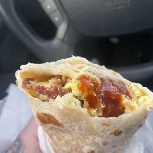 Bacon &amp; Eggs Burrito