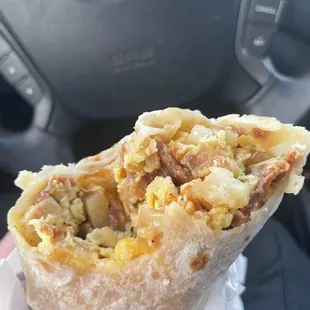 Bacon &amp; Eggs Burrito