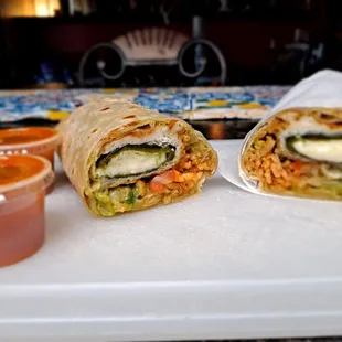 The chile rellano burrito.