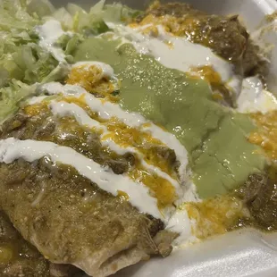 Bean and cheese Wet Burrito