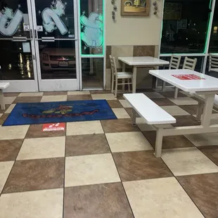 outside, sushi and sashimi