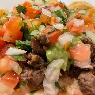 The carne asada taco. Tender and flavorful steak, super fresh pico and awesome double corn tortilla.