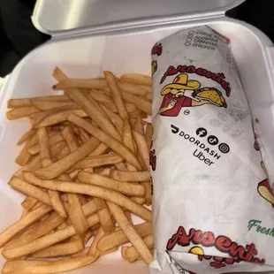 Kids Bean &amp; Cheese Burrito Meal