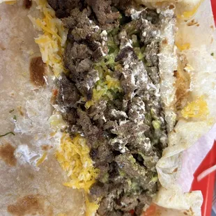 carne asada burrito