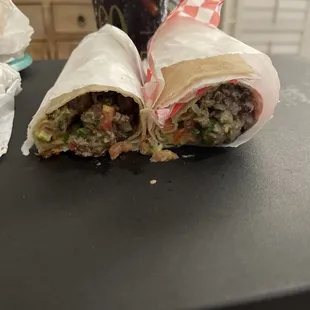 Carne Asada burrito