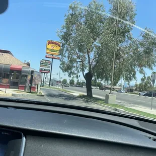 Driving in...