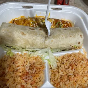 burritos and wraps, interior