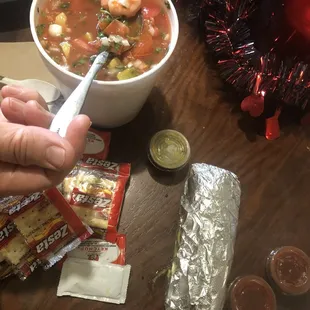 My mothers shrimp cocktail