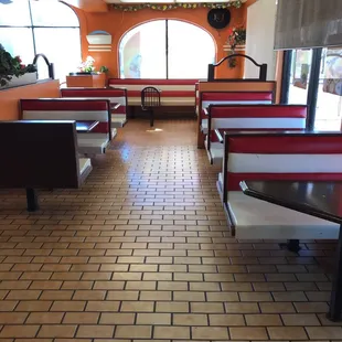 Half of main dining area