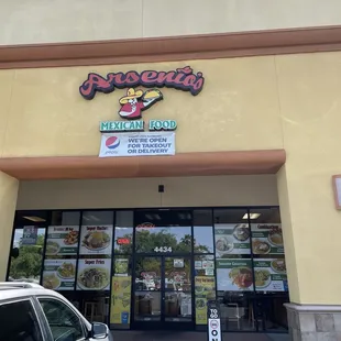 entrance to restaurant