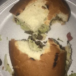 Middle was burnt as well as my other food didn&apos;t want to drive 30 mins to take it back
