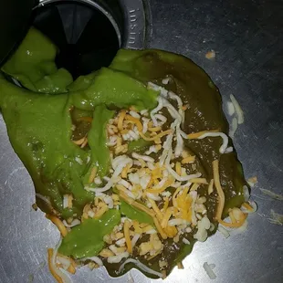 This is what their guacamole looks like after spending less than 20 hours in my fridge
