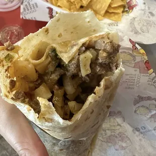 A couple bites in I knew it was gonna be a sad meal.
