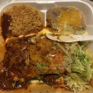Chile relleno plate.