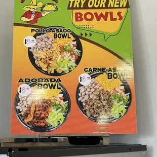 New bowls available!