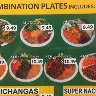 menu, chicken wings and fried chicken