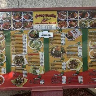 Current Menu