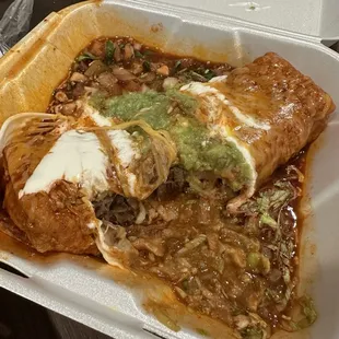 Carnitas Chimichanga