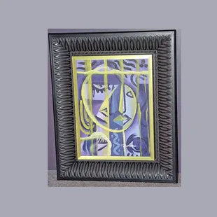 Acrylic on canvas - abstracted faces.