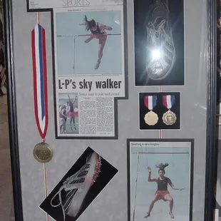 Shadowbox featuring one of our Colorado Springs track stars.