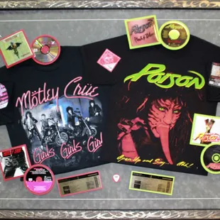 Music Concert Memorabilia framing