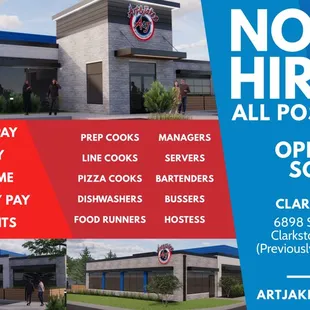 the front of the restaurant