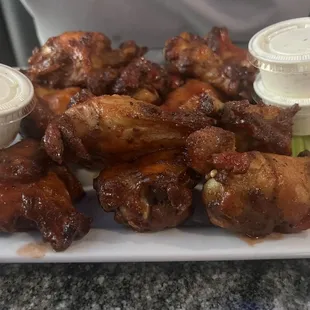 honey bbq Naked Wings