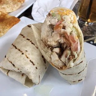Whiskey River BBQ Chicken Wrap
