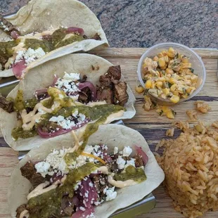 Mmmm. Brisket street tacos!