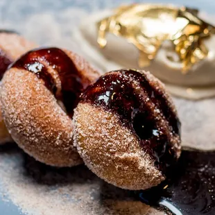 Churro donuts...mmmmm....@NOMTASTICFOODS