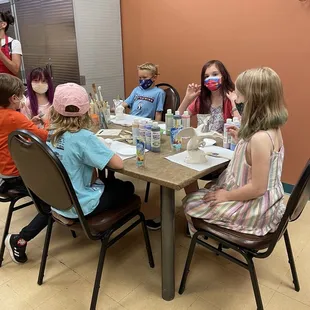 Some shots at Art Attack for the party.