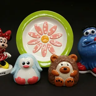 Over 1,000 different items to paint. Something for everyone!