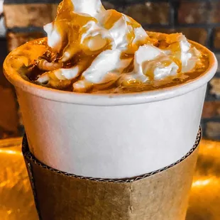 "I think love is caramel! Sweet and fragrant; always welcome. Color of the setting sun. Once it's tasted it's never forgotten."