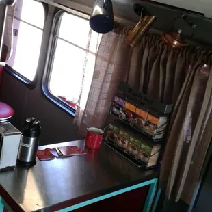 Cafe area downstairs