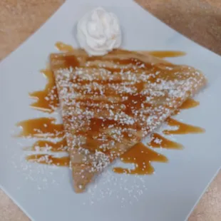 Caramel crepe