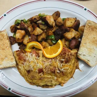 Chorizo Avocado Omelette