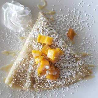 Mango crepe