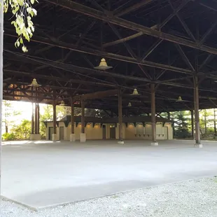 the pavilion is huge!