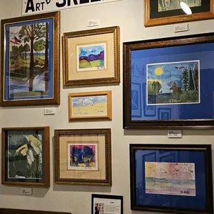 Original art by Joe Skelly and Christine Skelly resident artists at Art Central Gallery in Hampton, Virginia