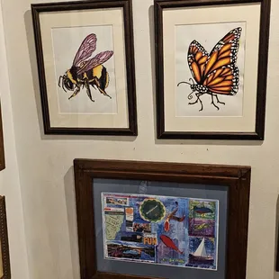 Original art by resident artists Christine Skelly and Joe Skelly at Art Central Gallery in Hampton, Virginia.