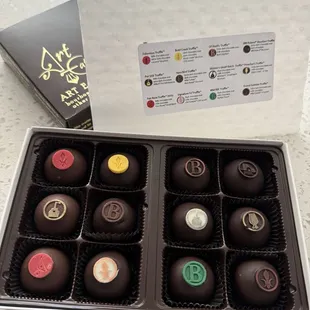 Delicious bourbon infused truffles!